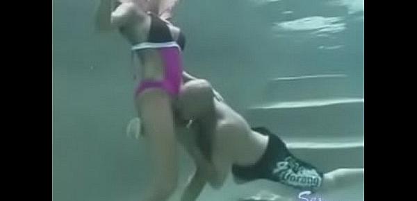  Tiffany Cross is Hav&039;n Fun Underwater